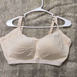 Warner's Cream Seamless Bra